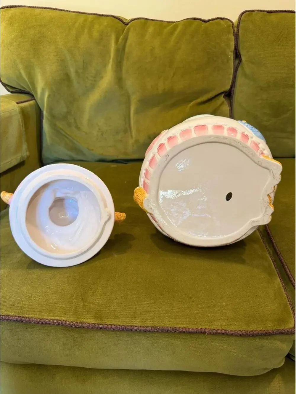 Grandma Cat Ceramic Cookie Jar